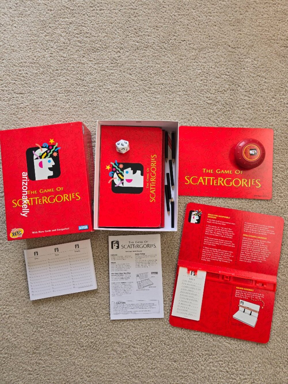 Scattergories Game--LIKE NEW - Picture 2 of 2